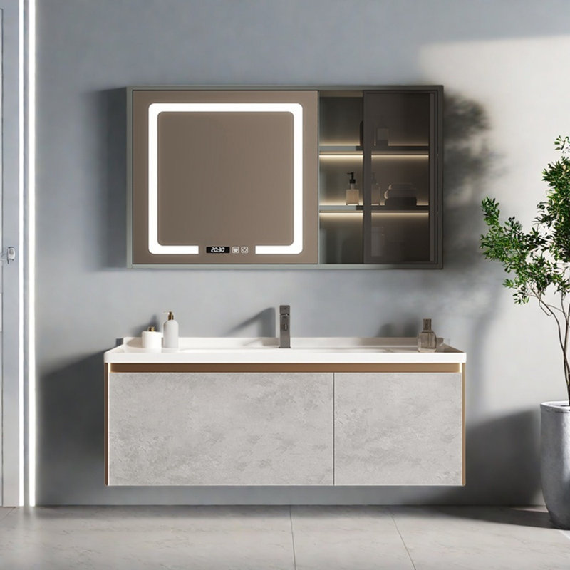 Armoire de salle de bain haut de gamme de style minimaliste