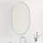 Accent Mirror, Indoor Accent Mirror, Metal Frame Oval  Mirror-1523336155-1523336156