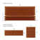 Velvet Wall Panelling in Rust