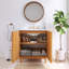 Meuble-lavabo autoportant de 30 po avec lavabo en céramique blanche et tablette ajustable en forme de U