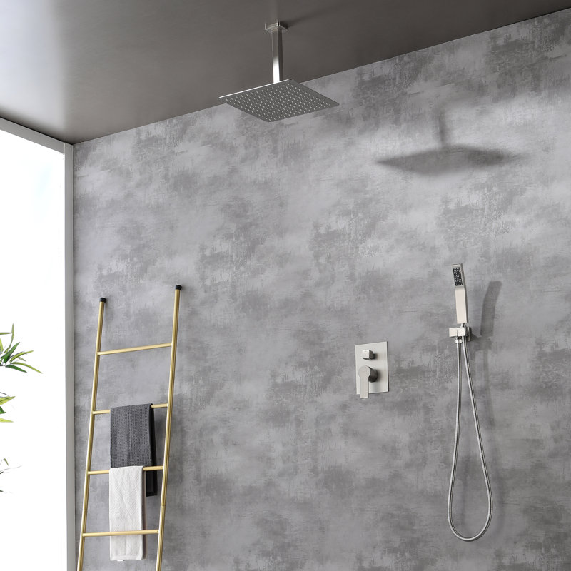 Complete Shower System, Brushed Nickel