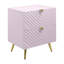 Table de chevet 2 tiroirs Canesha-83195755