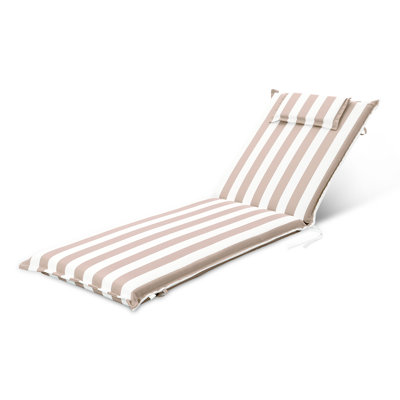 Sun Lounger Cushions for Garden, 63x200x8 cm