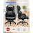Big And Tall Office Chair 800Lbs- High Back Executive Computer Chair For Heavy People With Adjustable Lumbar Support And Quiet Wheels- Large Desk Chair For Office-322196586