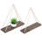Mcspadden 2 Piece Triangle Solid Wood Floating Shelf-2066456558