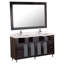 Lucca ensemble de meuble-lavabo double de 61 po avec miroir