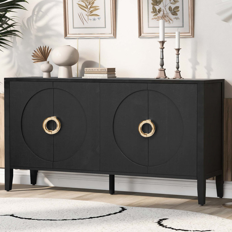 Buffet 60 po Kinisha, Noir