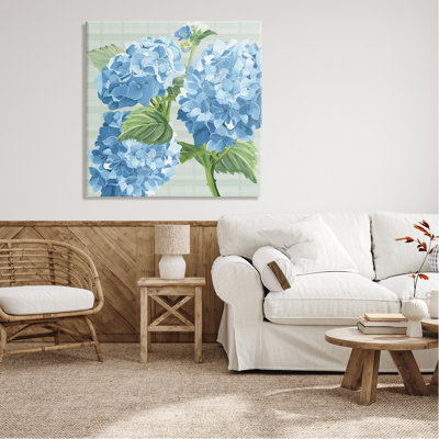 " Blue Hydrangea Blossoms " by Erica Christopher