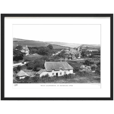 West Lulworth, St Patricks 1904 1 Piece Single Picture Frame Wall Art