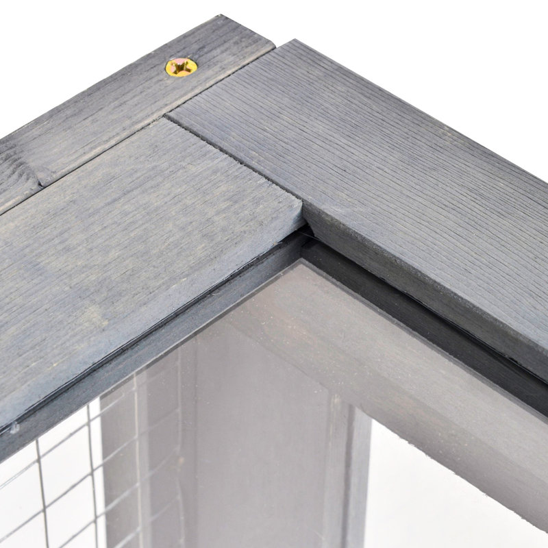 Maison de reptile en bois gris - Créez un environnement de vie sécuritaire et confortable pour vos animaux de compagnie