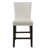 Upholstered Back Counter Height Barstool Cream White-899810626-894186936