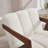 Modern Upholstered Accent Armchair Living Room Chair, White Sherpa Fabric, 2 Set-1588103724