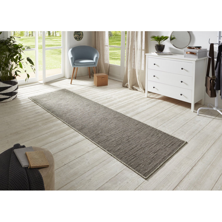 Flatweave Grey Rug