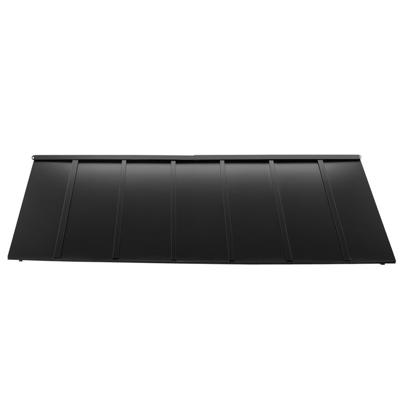 Auvent pour fenêtre avec auvent de porte d'extérieur en acier antirouille 104 x 36 po, H 24,04 po x l 79,94 po x P 35,85 po
