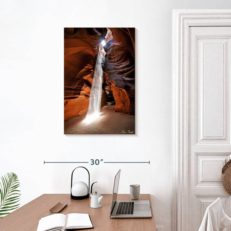 Alvord Sun Shining Through Canyon I, 30" H x 20" W