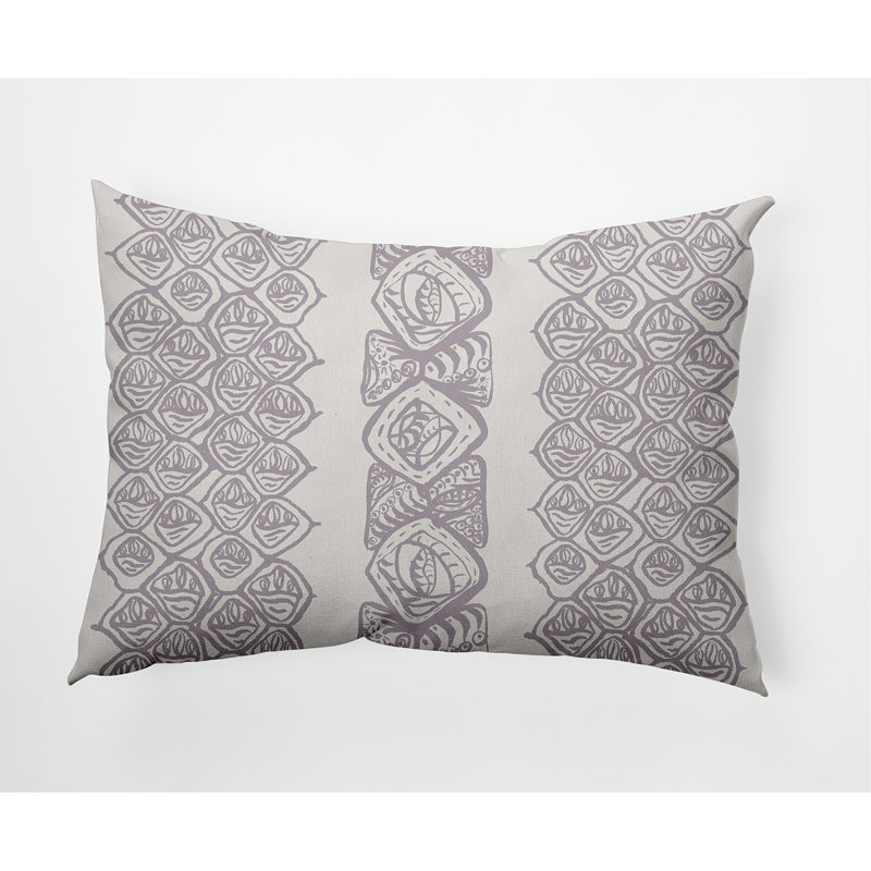 Housse de coussin carrée extérieure/insert, Lavande