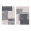 "Gray Blocks", ensemble de deux art muraux texturés encadrés-1859480357-1859480376