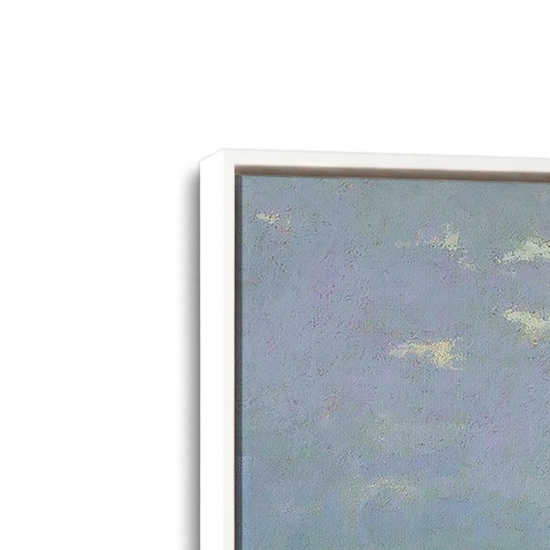 «Lemonade Skies», reproduction sur toile, Cadre flottant blanc, H 34 po x l 50 po x P 1,75 po