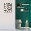  «Colorblock Berry Branch 2» par Emma Scarvey, art mural sur toile, 20 po x 24 po