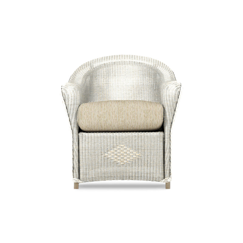 Reflections Outdoor Dining Armchair, Antique White, Charlotte Sparrow