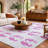 Premium Machine Washable Dream Shag ADS194 Seahorses Rug-1877840639-1877840633