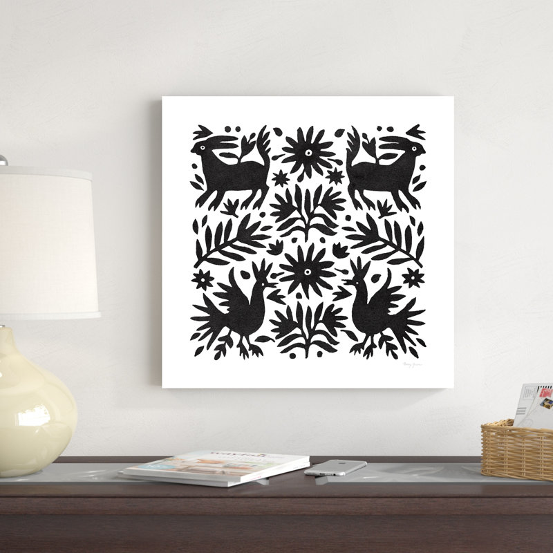 Otomi Elegance noir I, H 20 po x l 20 po