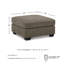 Repose-pieds de cocktail carré de 36 po de largeur Couffer-87749356
