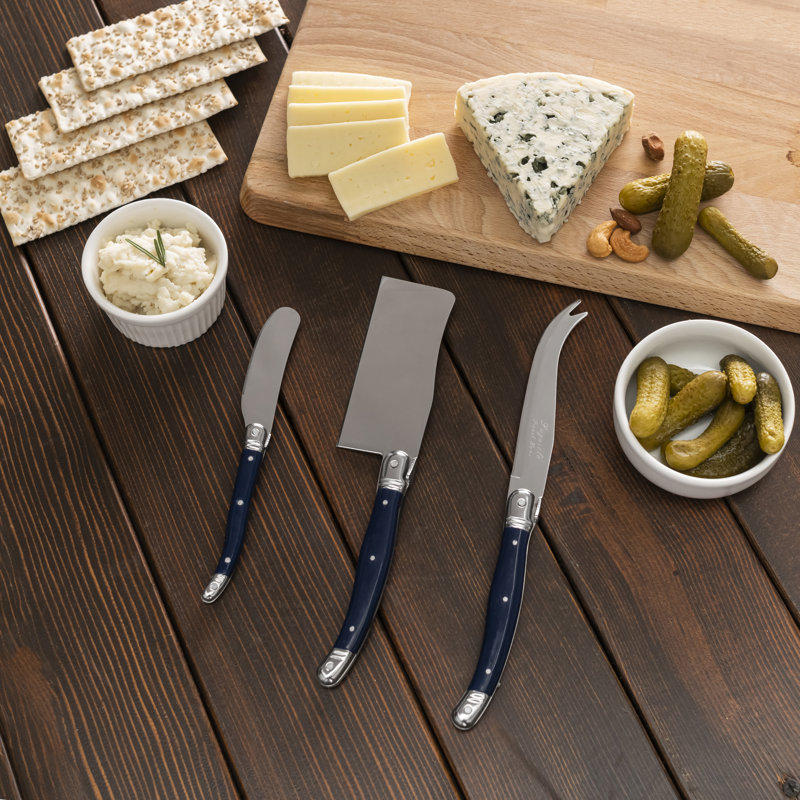 3 Piece Stainless Steel Cheese Serving Set