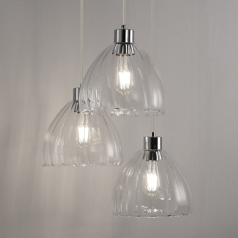 Luminaire suspendu 3 lumières Caspin