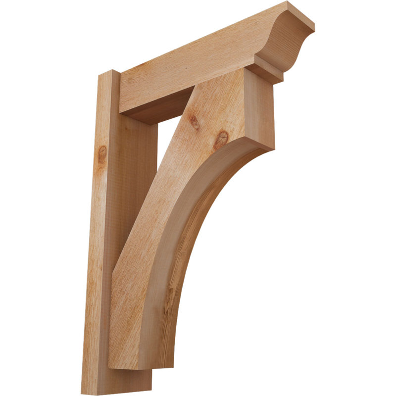 Persienne en bois Westlake, P 20 po x H 28 po, Cèdre rouge de l'Ouest de 6 po (sciage brut)