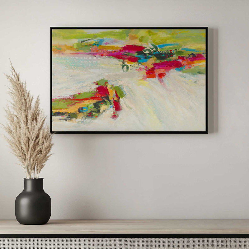 Vue d'ensemble, reproduction d'art sur toile par Janic Janet, H 20 po x l 30 po, Brun