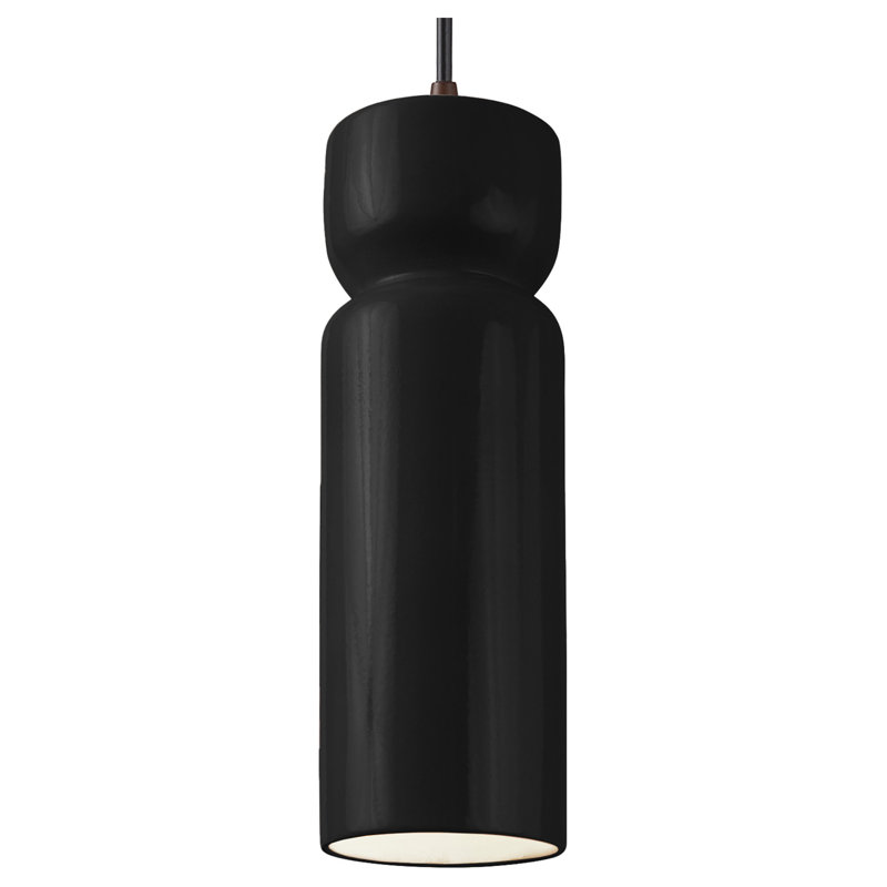 Genessis 1 - Light Single Pendant, Gloss Black, Matte Black