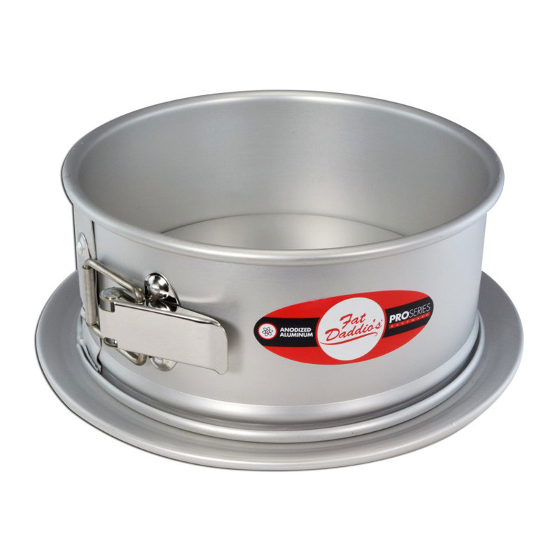 Fat Daddio's 10'' Aluminum Non-Stick Round Springform Pan