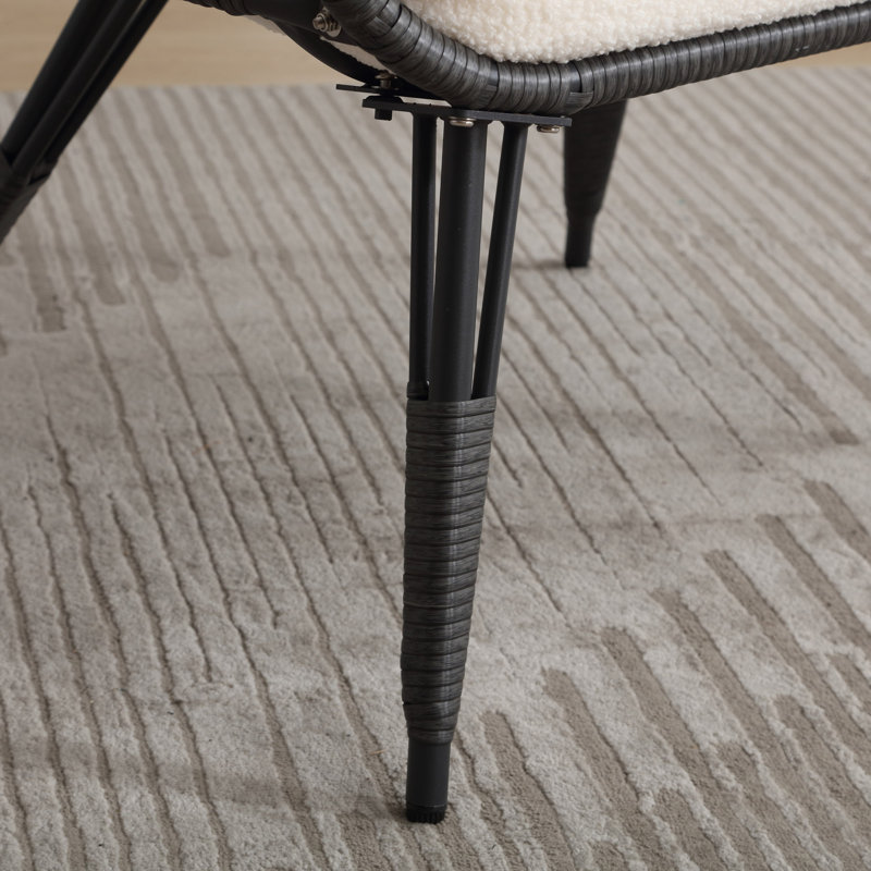 Fauteuil à œufs COOLMORE, Ourson blanc
