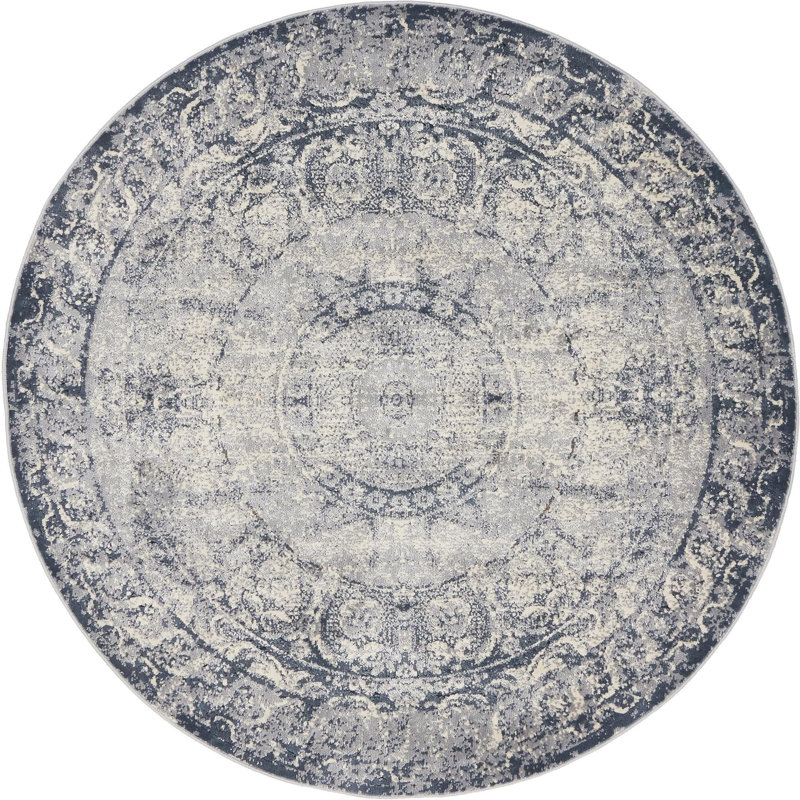 Corah Oriental Indoor Rug, Round 4'1"