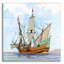 «Nautical Ships-c» par Jean Plout, art mural en verre acrylique-1796256034