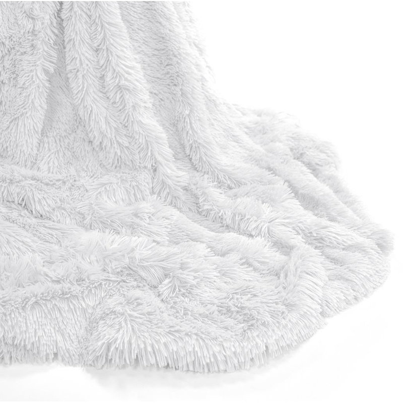 Busina Throw Blanket, White