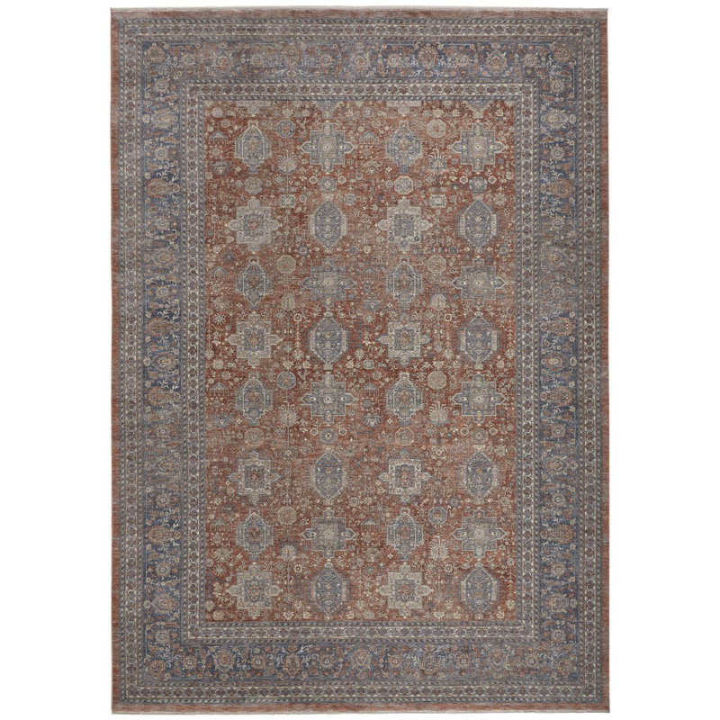 Gilford Oriental Indoor Rug, Rectangle 4' x 5'3"