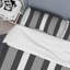 Ensemble de housse de couette en microfibre noir / blanc 3 pièces-934198684