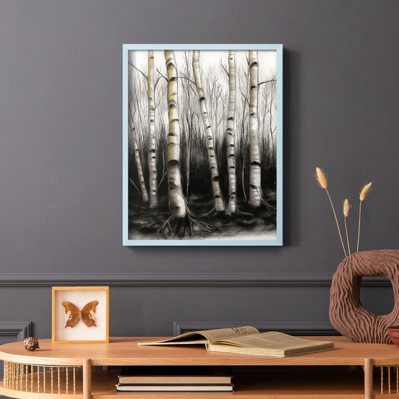 Paysages de la série XVIII - reproduction encadrée de qualité supérieure - prête à être accrochée - aucun clou requis