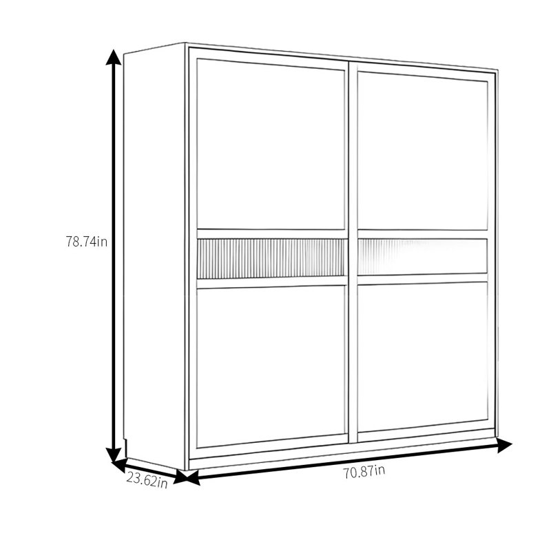 Feuerstein, 79" H x 71" W x 24" D