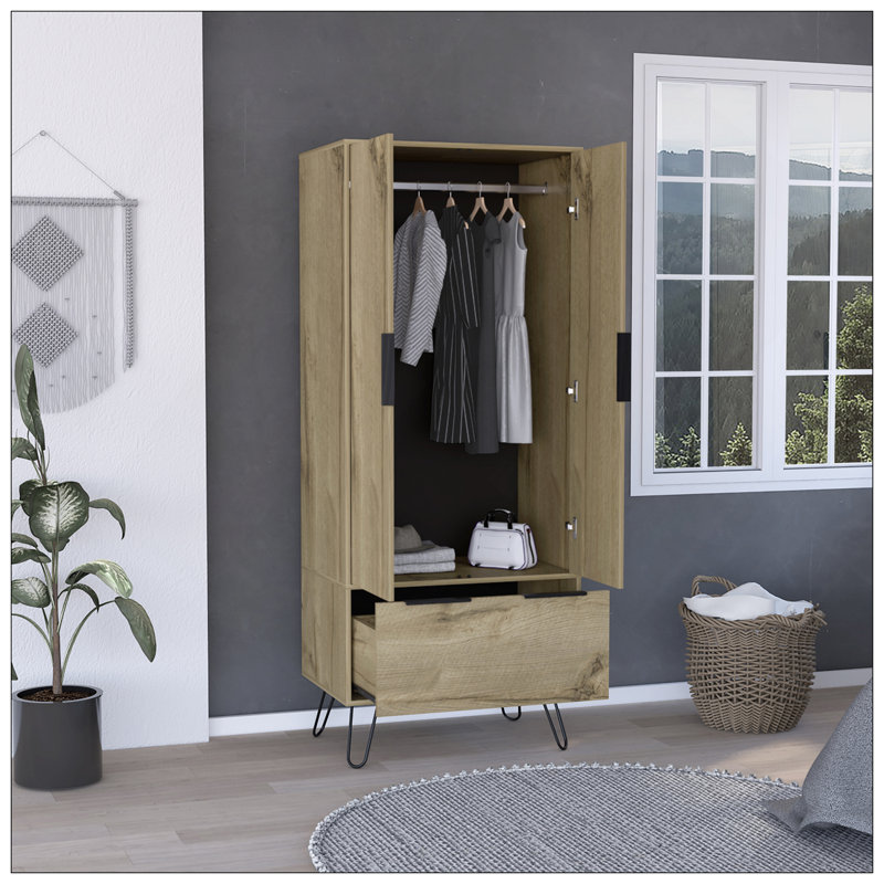 Armoire Skyoner, chambre à coucher, chêne clair