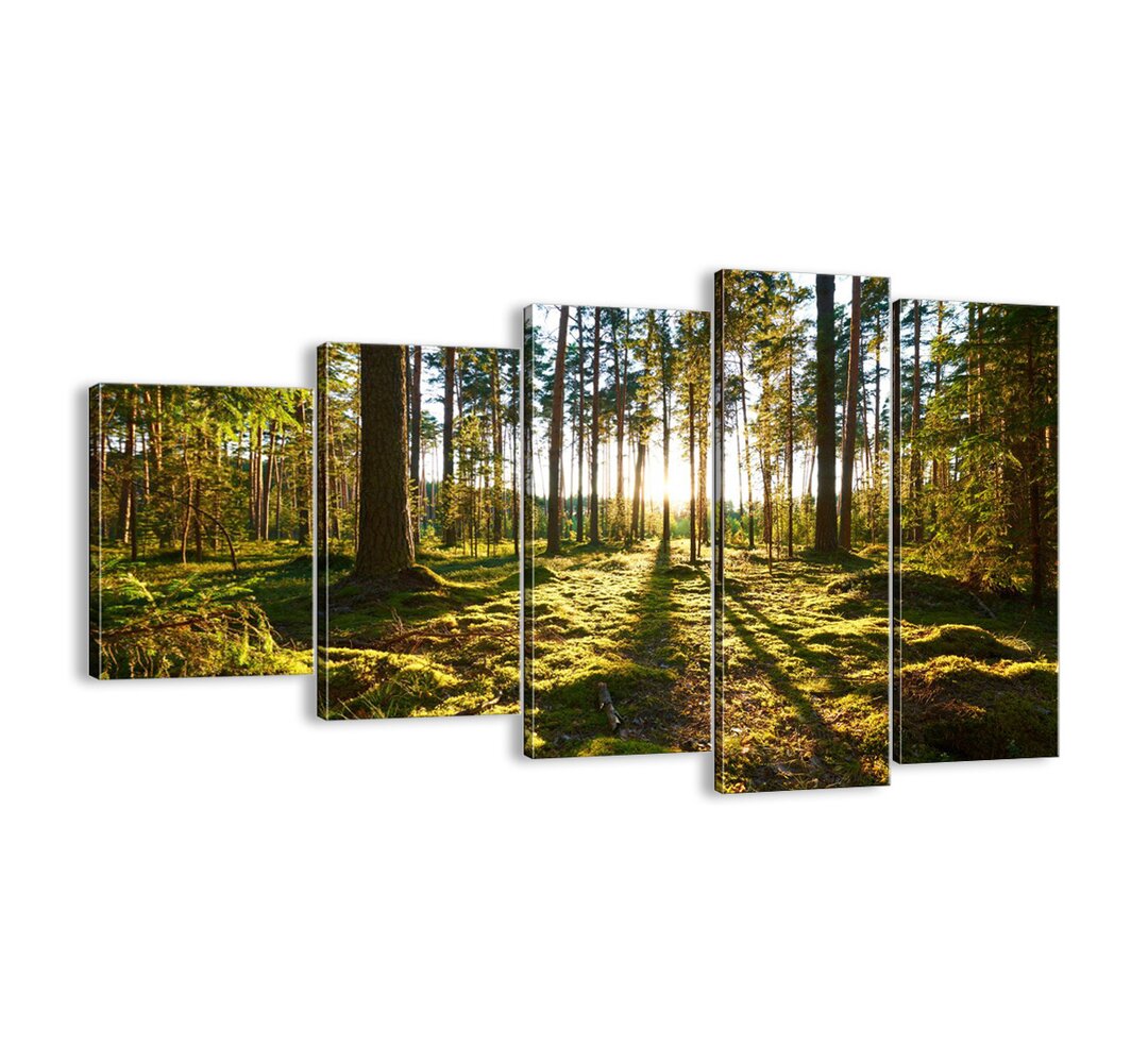 5-tlg. Leinwandbilder-Set - Fotografie „... Behind Seven Forests”