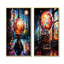 «Disco Ball Dreams I - Jukeboxes», ensemble d'art mural sur toile-2045828495-2045828531