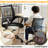 Office Chair Adjustable Height Office Chair Executive Desk Chair Ergonomic Mesh Task Chair Swivel Rolling Office Computer Chair with Armrest Wheels for Office Home-2084070148