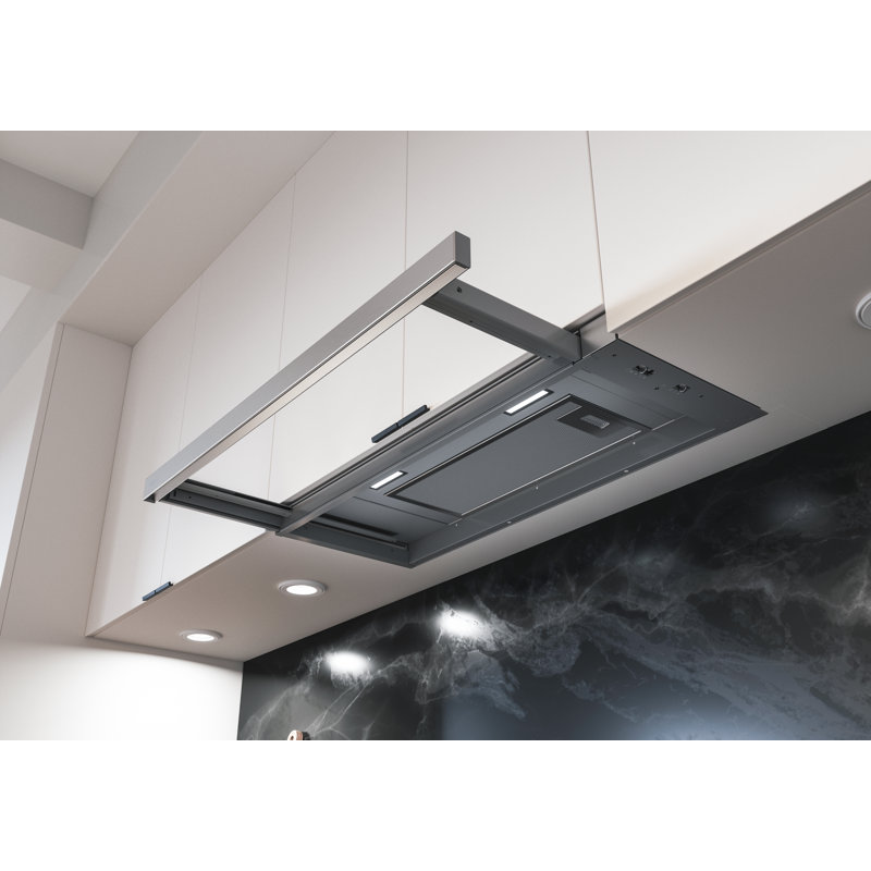Hotte sous un meuble 30 pouces 500 CFM Zephyr Pisa, Argent argent