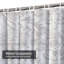Rideau de douche abstrait à motif abstrait grunge avec 12 crochets-129040138