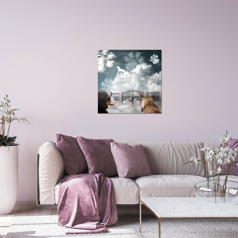«Dog Heaven» par Shaun Ryken - impression non encadrée, H 24 po x l 24 po x P 0,25 po