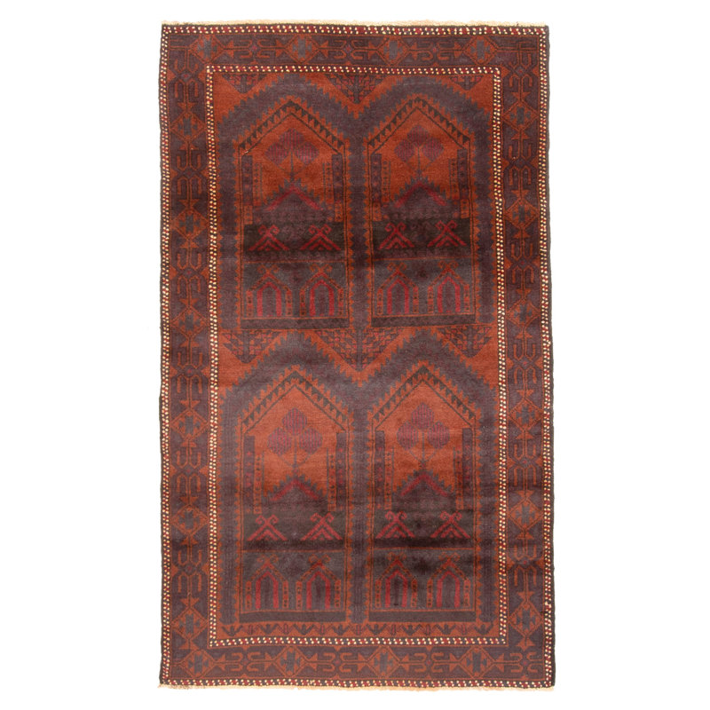 Tapis gris Teimani 3 pi 6 po x 6 pi 0 po