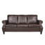 Futon 3 places en similicuir, design contemporain, détails cloutés, canapé 3 places en bouleau, style,-116848782